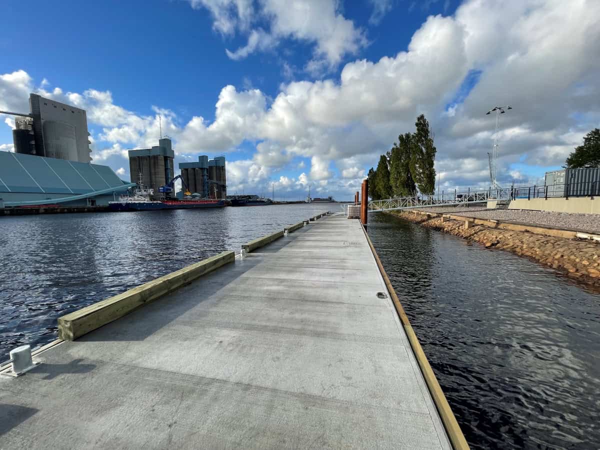 Betongbrygga i Halmstad