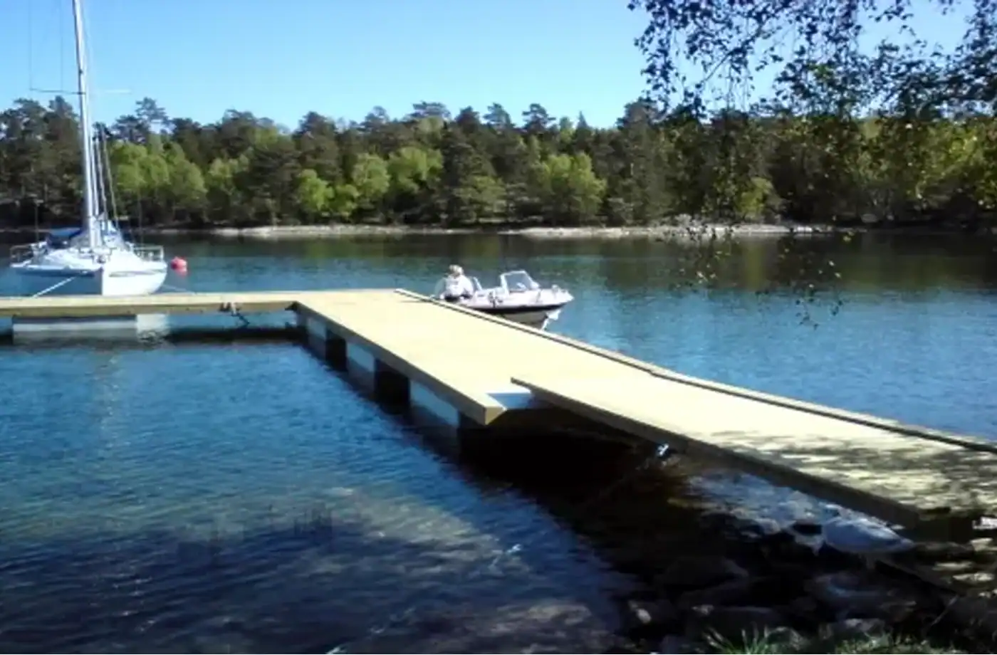 Träbetongbrygga i Brottöflanden, Ingmarsö