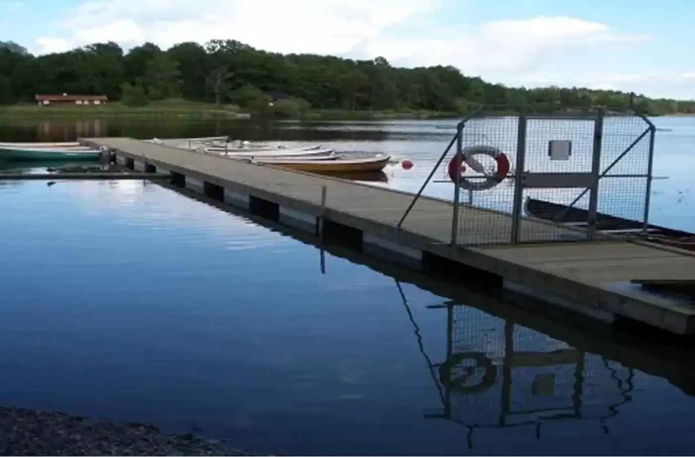 Träbetongbrygga i Drevviken