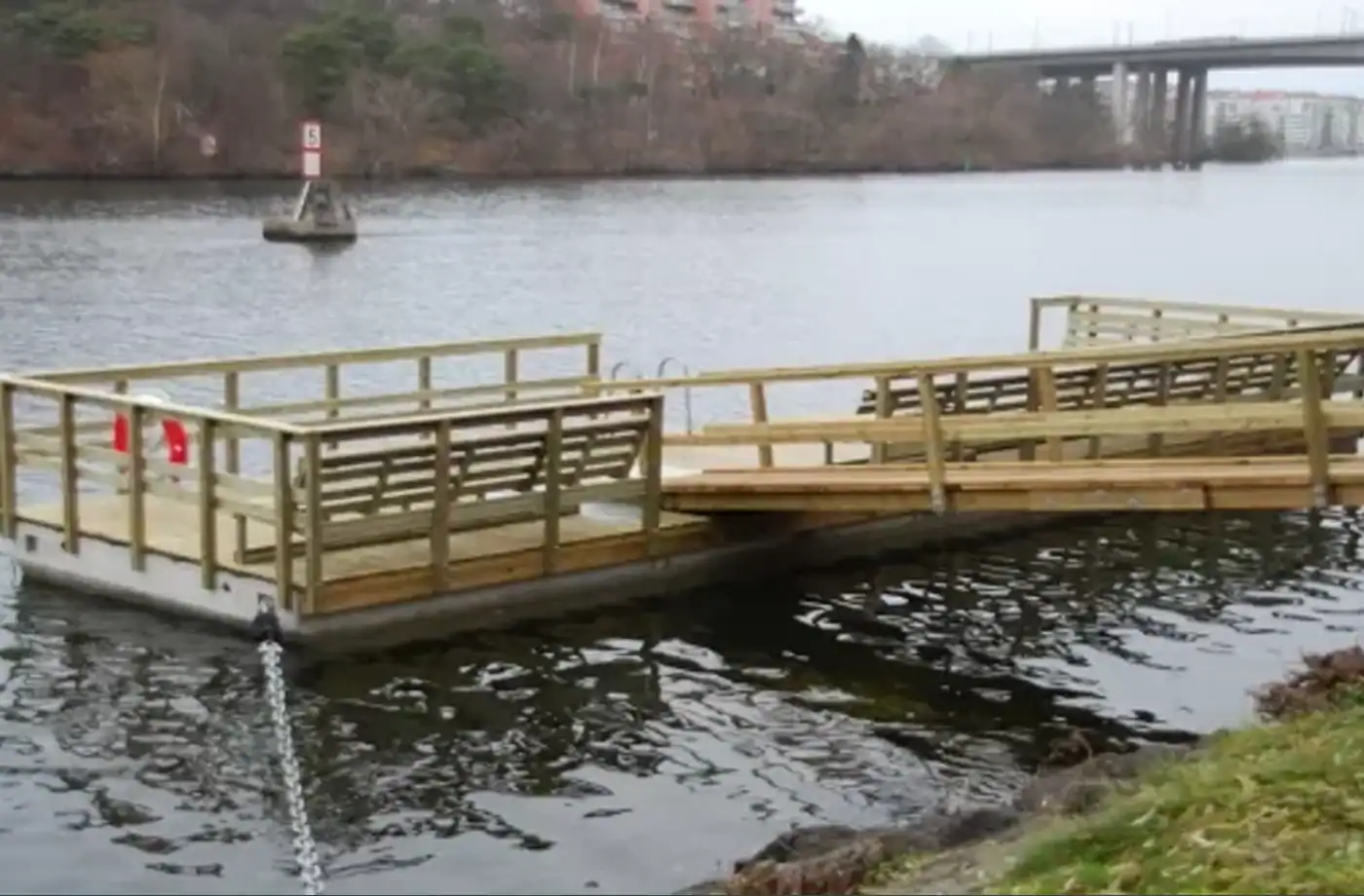 Flytbrygga i Gröndal, Stockholm